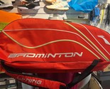 LI-NING Badminton Bag 2 Pack 9-in-1 Racket Bag Racquet Shuttlecock Red A... - $129.00