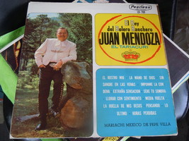 Spanish latino LP Record Peerless LD-769 Juan Mendoza El Ray del Bolero Ranchero - £11.84 GBP