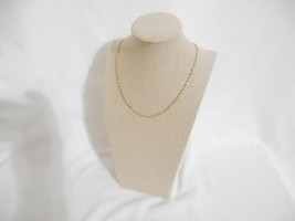 Department Store 17&quot; Gold Tone Fancy Chain Necklace N1116 - £11.49 GBP