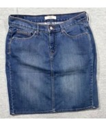 Levis Womens Denim Jean Skirt Size 10 Blue Straight Pencil Classic - $324.25 MXN