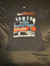 WDHA Rock the Rock Fest Band Tee Sz M Breaking Benjamin Falling in Reverse - $24.95