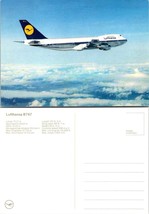 One(1) Lufthansa B747 Commercial Passenger Jet Plane Flying VTG Postcard - £7.50 GBP