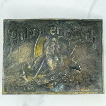 Vintage Anheuser Busch Original Budweiser Beer Belt Buckle - £13.37 GBP