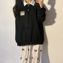 HOUZHOU Harajuku Kawaii Hoodie Women  Print Sweatshirt Casual Loose Long Sleeve  - £72.28 GBP