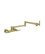 Commercial Kitchen Faucet: 3-Handle Pot Filler - $236.59 CAD