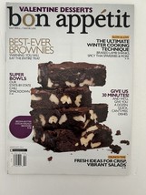 Bon Appetit Valentine Desserts February 2011 Magazine - £12.56 GBP