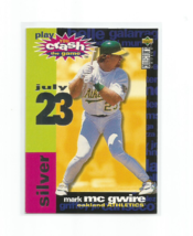 Mark Mc Gwire (Oakland) 1995 Ud Collector&#39;s Choice You Crash GAME-JULY 23-#CG13 - £3.98 GBP