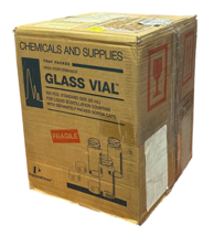450 NEW PerkinElmer 6000128 20mL HIGH PERFORMANCE GLASS VIALS W/ SCREW CAPS - $450.00