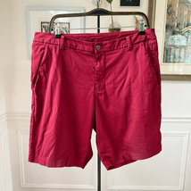 Lululemon Flat Front Commission Chino Shorts Deep Red 9” Inseam $88 34 - $27.36