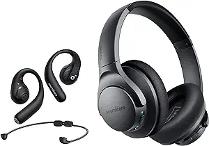 By Anker Aerofit Pro Open-Ear Headphones With Life Q20 Noise Cancelling ... - $398.99