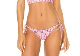 Luli Fama Cadiz Wavy Ruched Back Brazilian Bikini Bottom (L) Nwt $88 - £55.95 GBP
