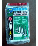 Genuine Hoover Vacuum Type A Bags Allergen Filtration 1bag for Uprights - $56.45 MXN