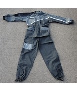Teknic Motorcycle Waterproof Reflective Stripe Rain Suit Size S Nylon! - £41.76 GBP
