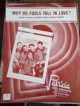 Why Do Fools Fall in Love Frankie Lymon Sheet Music - $9.89