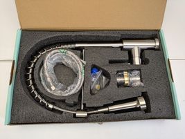 Forious Single-Handle Pull Down Sprayer Kitchen Faucet, Deckplate Brushe... - $42.13