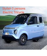 Innovative Reverse Electric Tricycle Vehicle, 3 Doors Fully Closed with ... - $198,906.81 MXN