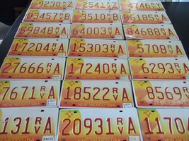 YOUR CHOICE FROM 21  NEW MEXICO RV LICENSE PLATES 1999-2010 HOT AIR BALLOON - $14.40