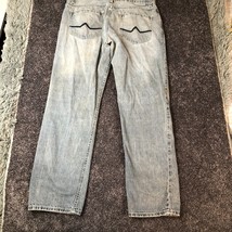 DKNY Jeans Low Rise Denim Straight Leg Blue Mens Size 36x32 (Actual 34x31) VTG - £11.57 GBP