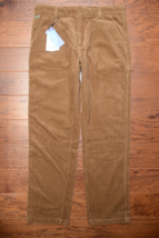 Lacoste LIVE HH1221 $135 Men&#39;s Brown Corduroy Cotton Chino Pants W38 L34 - £43.46 GBP