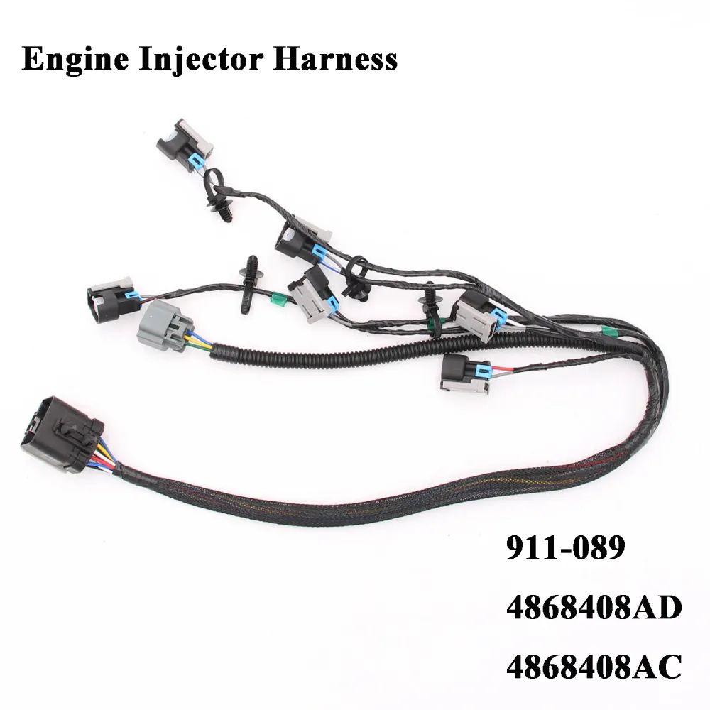 1set Fuel Injector Connector Wiring Harness For Chrer Town &amp; Country Voyager  Ca - £69.83 GBP
