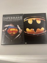 SUPERMAN II, The Richard Donner Cut (2006) and Batman (1989) DC DVD Bundle - £8.44 GBP