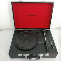 Portable Black Turntable Sharper Image Bluetooth Discontinued - £50.14 GBP