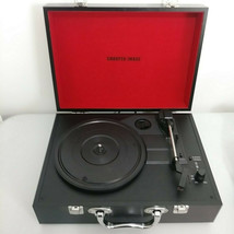 Portable Black Turntable Sharper Image Bluetooth Discontinued - $62.88