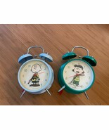 Snoopy Peanuts Desk Watch Used Retro Vintage - $716.25 MXN