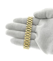 Authenticity Guarantee 
Men President Bracelet 13mm 10k Yellow Gold 8 1/4&quot; - £840.18 GBP