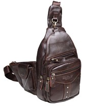 Men Genuine leather Cowhide Travel Retro famous brand High Quality Travel bag - £35.56 GBP