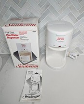 Sunbeam Hot Shot Hot Water Dispenser 17081 - Tested Works Cracked Lid ~ In Box - £35.57 GBP