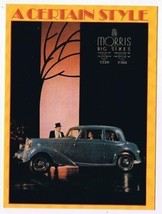 Vintage Car Postcard England Morris Big Sixes Ad Reproduction - £2.31 GBP
