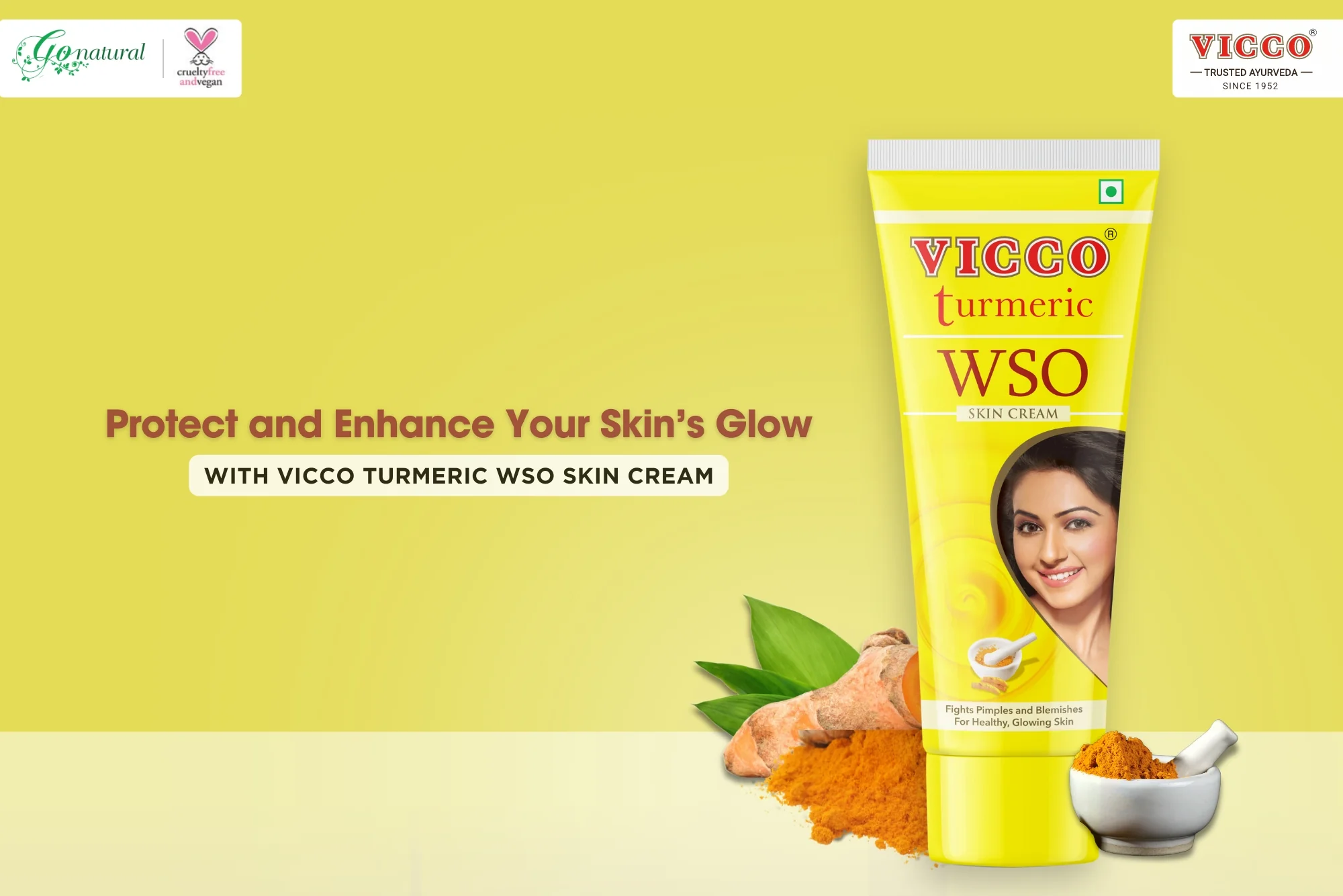 Vicco Turmeric Wso Cream Herbal Ayurvedic Skin Medicine Cream 30g - $13.70 CAD+