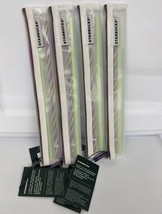 STARBUCKS Reusable Straws &amp; Brush Set 24 oz (Venti), 4 sets, 8 straws, 4... - £23.22 GBP