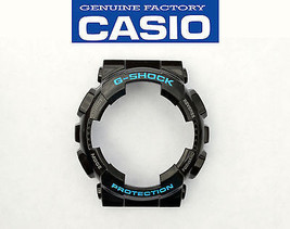 Genuine Casio G-Shock GA-110HC Watch Band Bezel Black Shiny Shell Blue Letter - £24.49 GBP