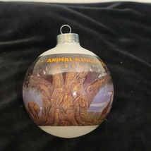 VINTAGE DISNEY CHRISTMAS ORNAMENT 1998 THE ANIMAL KINGDOM GLASS BALL GLOBE - $19.79