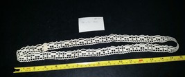 Vintage Hand Crocheted Trim 33x.75 inch  - $7.99