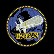 US NAVY McDonnell Douglas Harpoon Missile insignia Embroidered Polo shirt - $39.95