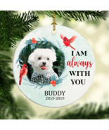 Always with you,Personalized Memorial Ornaments,Custom Photo Gift for Do... - €9,47 EUR