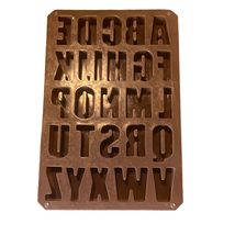 Alphabet (A-Z) Silicone Chocolate Ice Cube DIY Soap Jello Candy Baking Mold - £7.49 GBP