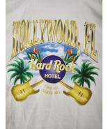 Hard Rock Hotel Hollywood FL T Shirt Size 2XL Cotton White - £19.72 GBP