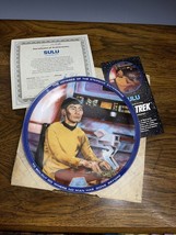 Star Trek Sulu Helmsman Star Hamilton Collection 1983 Plate - £8.92 GBP