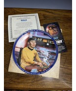 Star Trek Sulu Helmsman Star Hamilton Collection 1983 Plate - $11.30