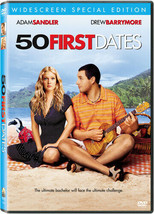 DVD Movie 50 First Dates 2004 Columbia Pictures Adam Sandler Drew Barrym... - $6.44