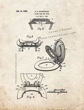 Toilet Seat And Cover Patent Print - Old Look - $185.46 MXN+
