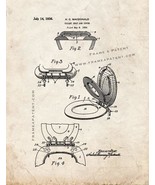 Toilet Seat And Cover Patent Print - Old Look - $9.95+