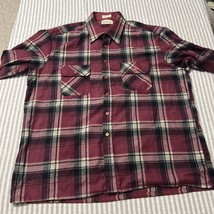 Flannel Shirt vintage BACKPACKER Outdoors Mens XL Plaid Ranch Western Ta... - $285.29 MXN