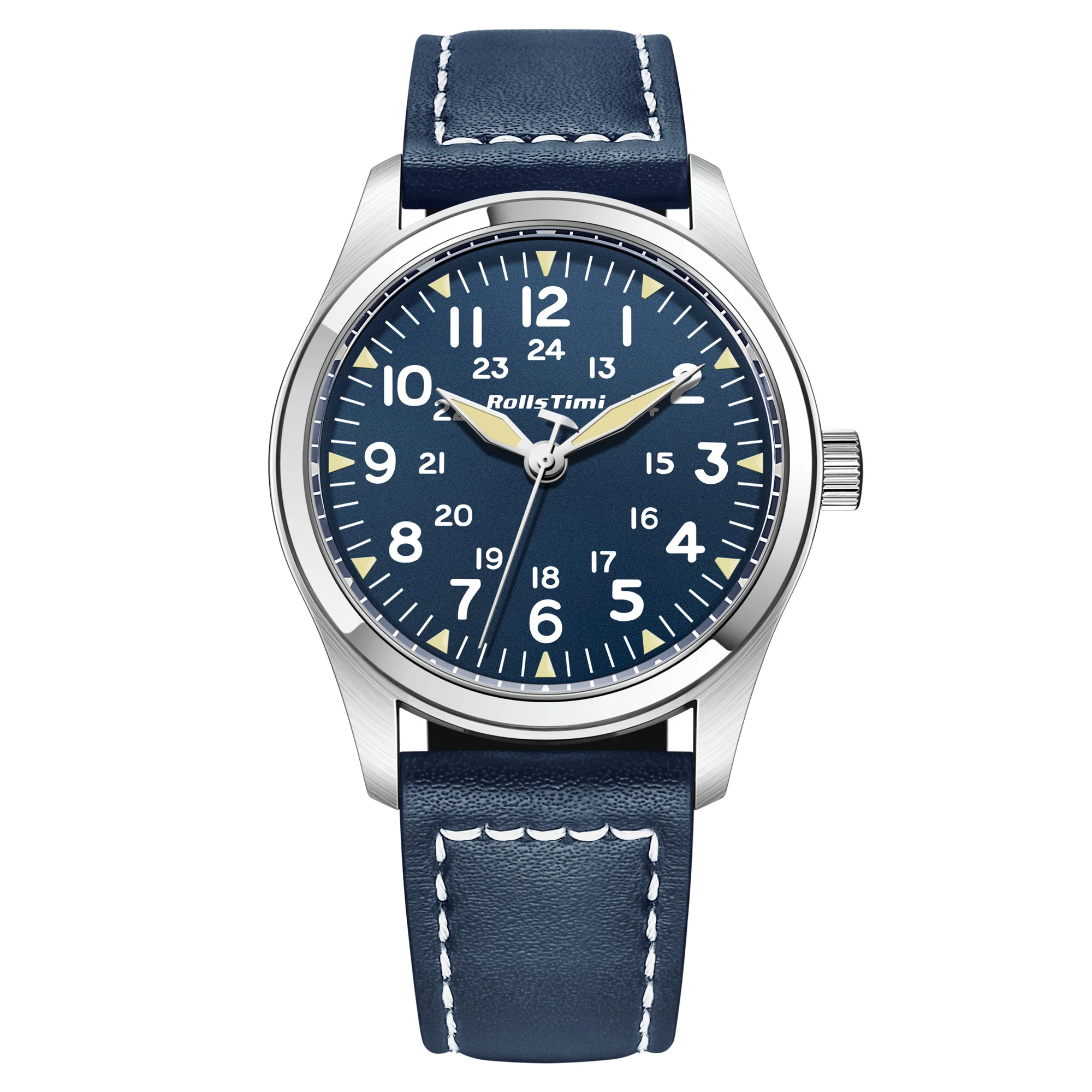 Rollstimi New Men&#39;s Watches Luxury Retro Quartz Watch Men Military Pilot... - $48.41