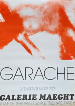 Garache - Original Poster Exhibition - Maeght - Very Rare - Poster - 1977- Sh... - £161.03 GBP