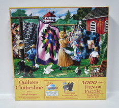 Quilters Clothesline Jigsaw Puzzle 1000 Piece - $10.95